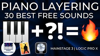 30 BEST FREE SOUNDS for Layering with Piano | Mainstage 3/Logic Tutorial screenshot 4