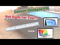 Lenovo Thinkpad E15 | Review with Alternative Laptops....Same Price...... ??