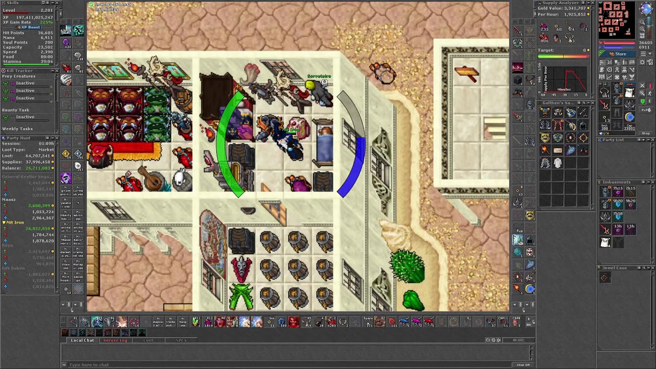 Tibia - Ek 2700 Top Ek Global - Bom Dia Amigões!!!! 4 Essencias Hoje