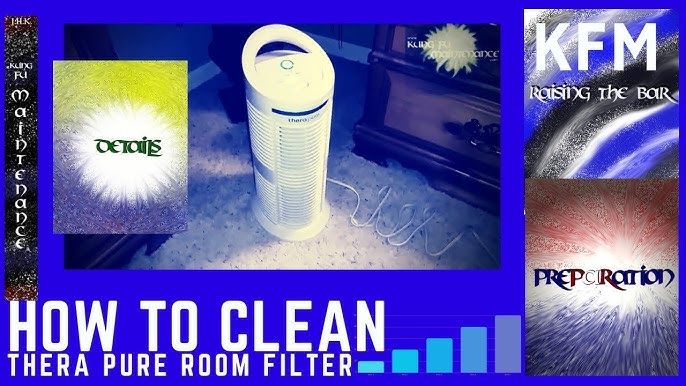 Therapure air purifier filter hand wash demonstration