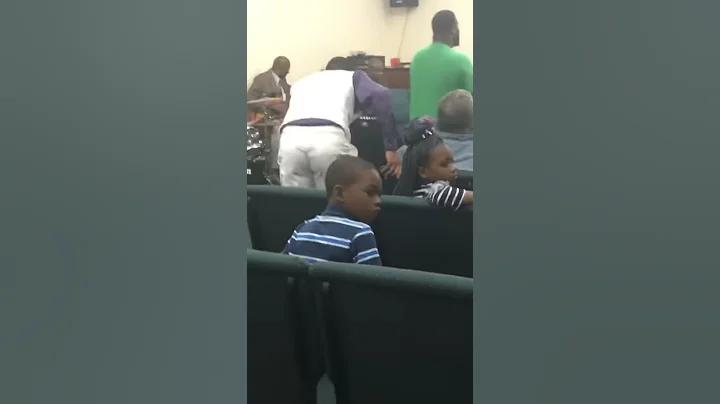 Minister Marcellus Taylor dancing for man who coul...