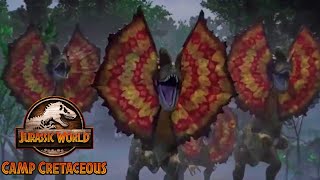 Dilophosaurus SCREEN TIME | Camp Cretaceous Season 4 | Paleossauro