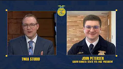 John Petersen, South Dakota state FFA Vice President