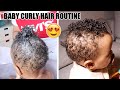 Baby Curly Hair Wash Day Routine! 😊 Defined & Moisturized Curls