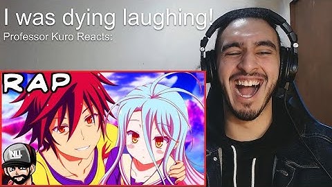 REACTION to No Game No Life Rap | NLJ, Ironmouse & Shirobeats | Sora and Shiro Rap