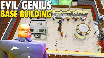 FAVORITE BASE BUILDING GAME Evil Genius | Ep. 2 | Secret Underground Base Build for World Domination