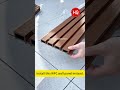 Build the perfect fence with WPC wall panels#wpc #wallpanels #wpcwallpanel #wpcwallcladding