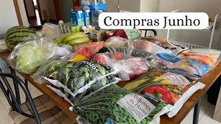 Compras hipermercado mês de Junho || Pingo Doce e Mercadona || Filipa da Costa