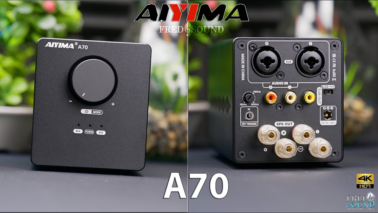 Aiyima A70 Powerfull Mini Amplifier - YouTube