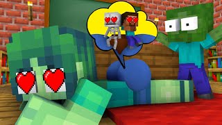 Monster School : EPIC ZOMBIE LOVE CURSE CHALLENGE - Minecraft Animation