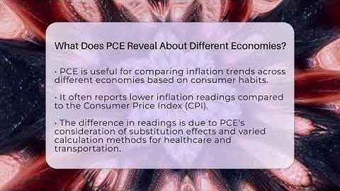 What Does PCE Reveal About Different Economies? - Inflation Insight Channel
