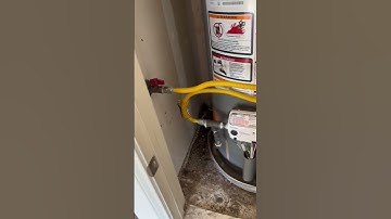 Improperly installed gas drip leg/sediment trap. #plumber #gas #fail #plumbing