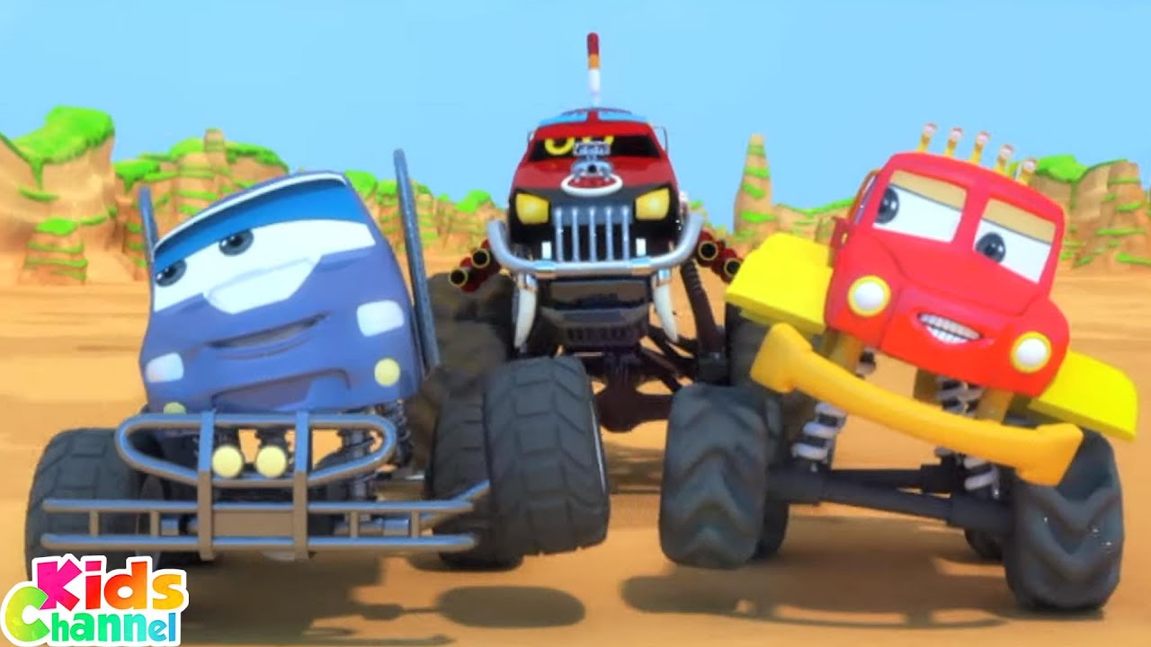 We Are The Monster Trucks, Car Cartoon Videos, Kids Channel