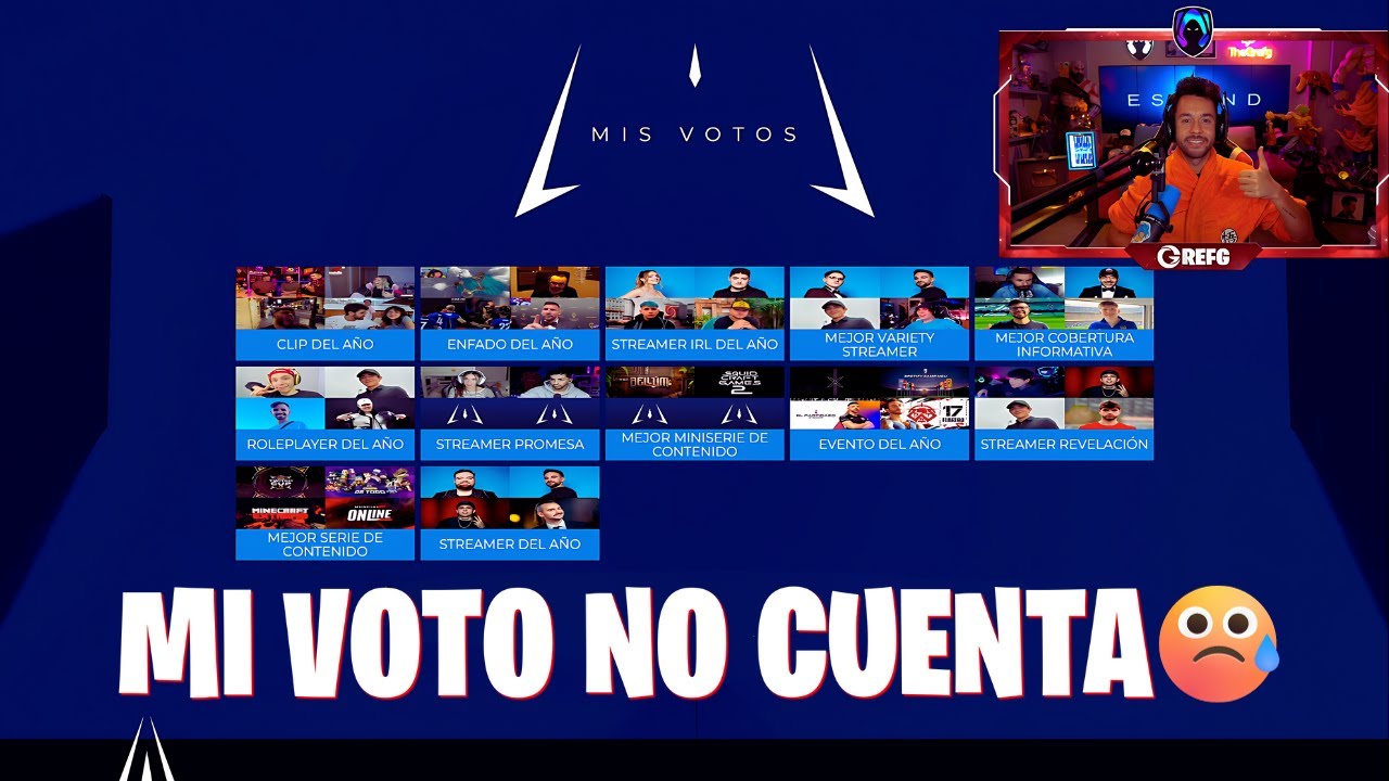 TODAS las VOTACIONES de The GREF a los PREMIOS ESLAND 2024 🏆🏆 YouTube