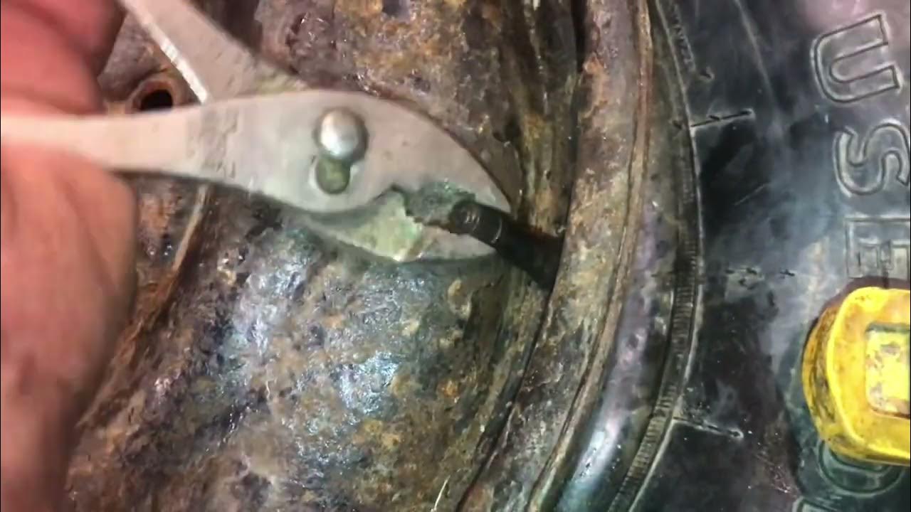 installing a “valve stem” WITHOUT special equipment YouTube