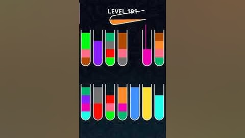 Color sort puzzle level 191