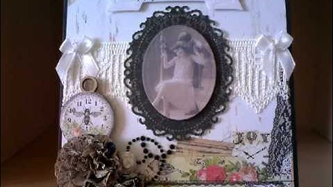 Mixed Media Wedding Anniversary Card