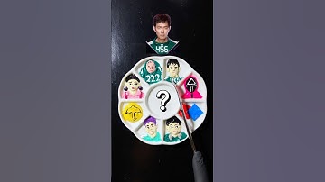 Squid Game 3 color mixing （Part 4） #squidgame  #squidgame2 #squidgame3 #colormixing