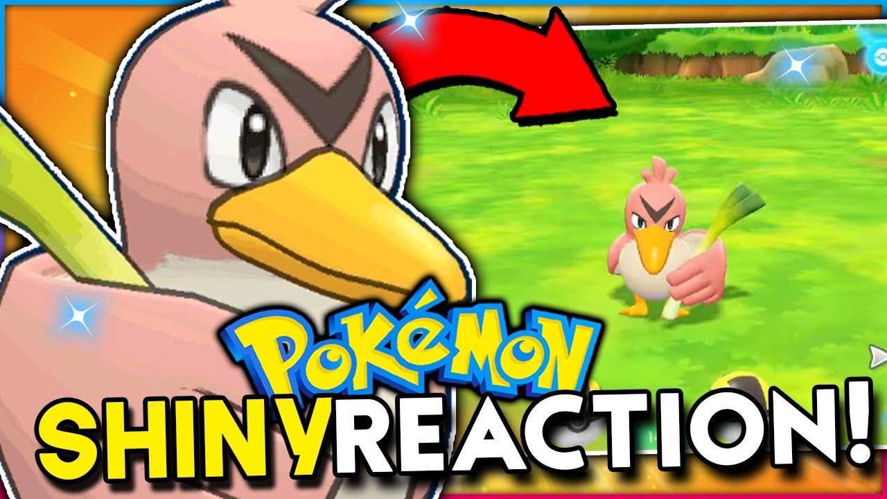 Shiny Farfetch'd Live Catch Reaction