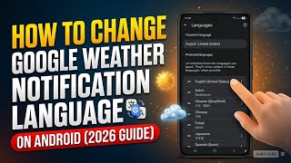 How to Google Weather Notification Language Change on Android screenshot 2