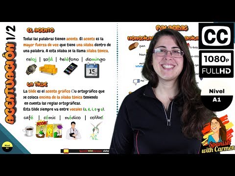Spanish Grammar A1 - L 8.3 Orthography: Accentuation