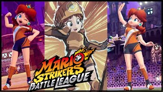 Daisy In Mario Strikers Battle League Reveal Trailer