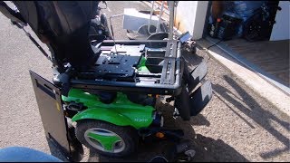 WHEELCHAIR REPAIR: seat lift operation with no batteries (Permobil 3G)