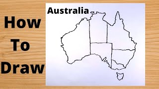 Easy trick to draw Australia map