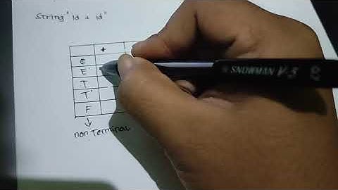 teknik kompilasi Tatacara sistem kerja parsing algoritma LL(1)