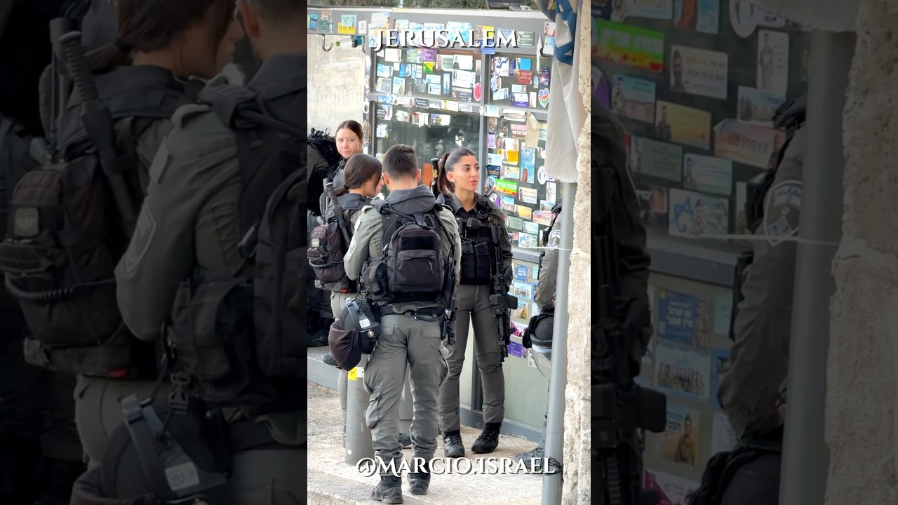 Always alert, Israel Border Police win admiration for their bravery and dedication.❤️🇮🇱