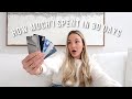 What I Spend In A Month | 23 years old