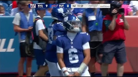 Every Jaxson Dart Throw v. Bills (Preseason Debut)