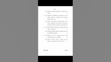 #shorts BCS-062 JUNE 2022 Question Paper (E-Commerce)