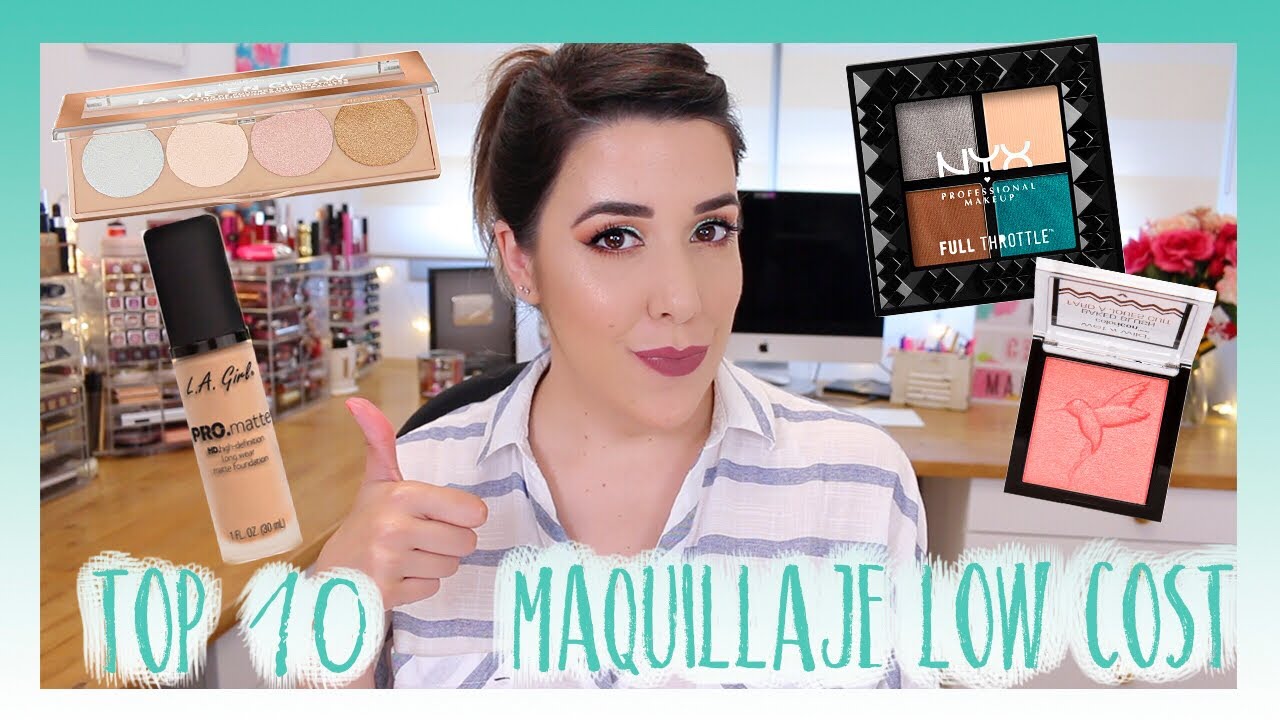 TOP 10 MAQUILLAJE LOW COST| PRODUCTOS FAVORITOS