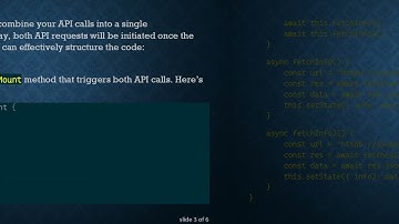 How to Call Two APIs in One Class in React Successfully