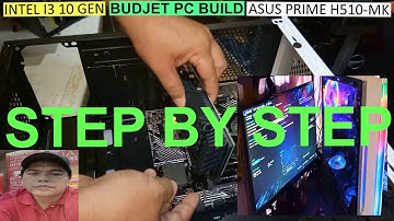 INTEL I3 10 Gen BUILD STEP BY STEP