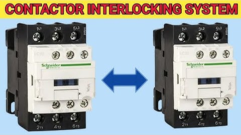 How to contactor interlocking wiring connection in tamil