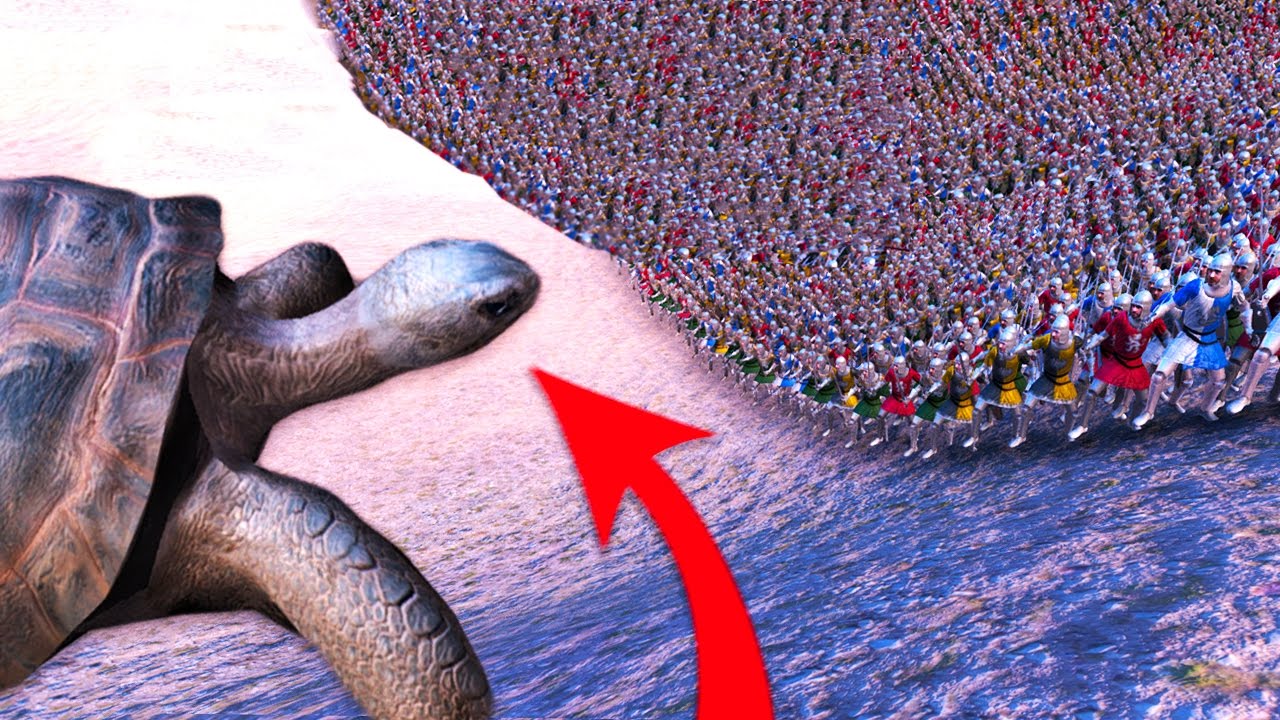 OGROMNY ŻÓŁW vs 100,000 ŻOŁNIERZY?! | Ultimate Epic Battle Simulator funny moments in soccer