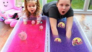 Super Slushy Gelli Baff Toy Surprise Challenge 2!! Ruby Rube and Bonnie