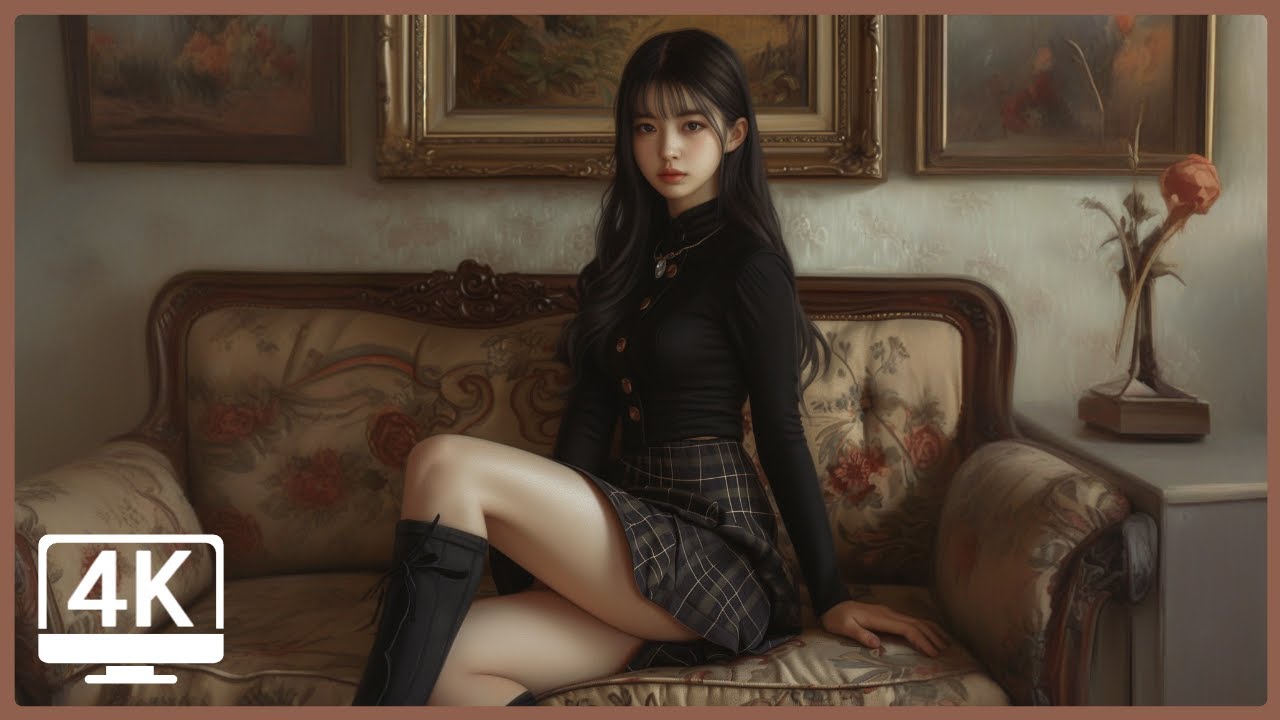 [4K] AI ART beautiful Model Lookbook Video | Do You Like My Colourful