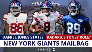 New York Giants Rumors Mailbag Ft. Daniel Jones, Kadarius Toney, Darius Slayton + Record Prediction