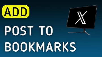 How To Add A Post To Bookmarks On X (Twitter) App On PC (New Update)