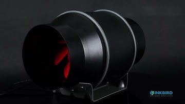 INKBIRD WiFi 6” Inline Duct Fan with Temperature Humidity Intelligent Controller IVC-001W