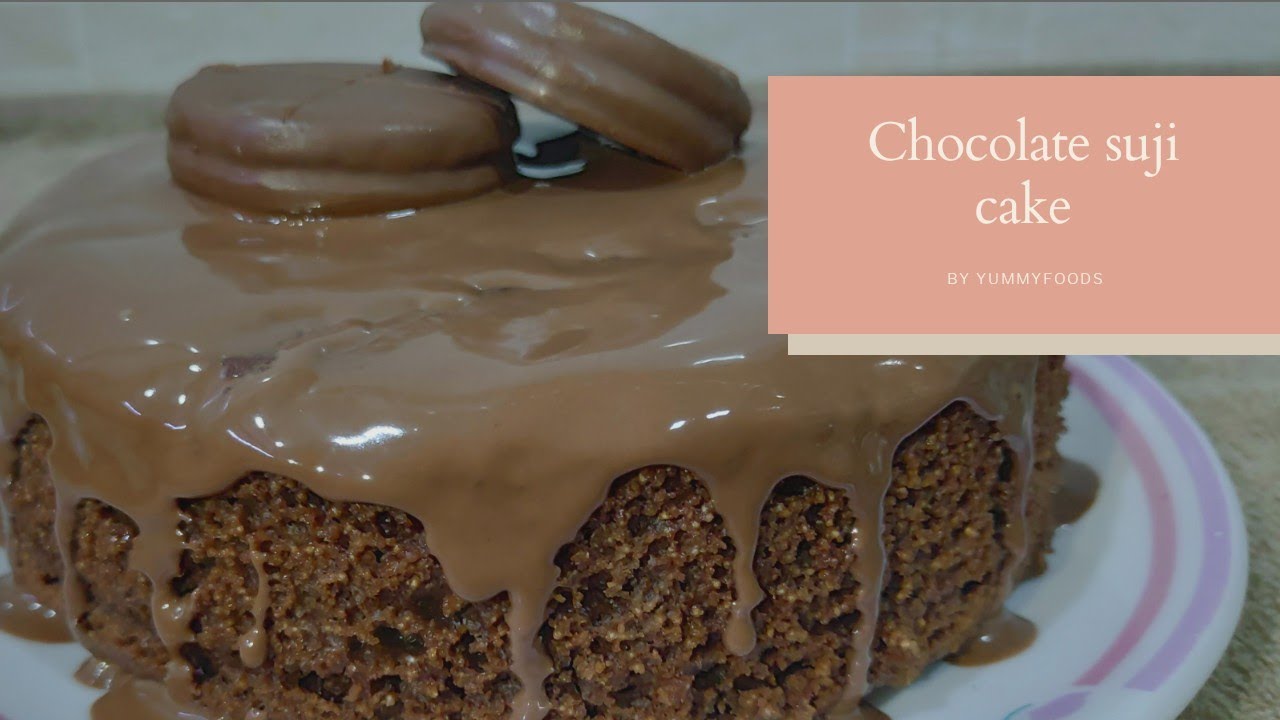 Suji Chocolate Cake Eggless Chocolate Cake without oven Suji Chocolate Cake Eggless Chocolate Cake without oven