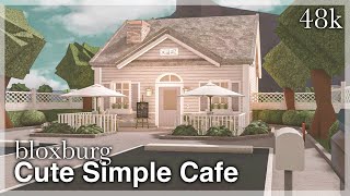 Bloxburg - Cute Simple Cafe Speedbuild