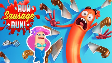 Run Sausage Run! Big Update - Unlocked New Characters Mermaid Sausages