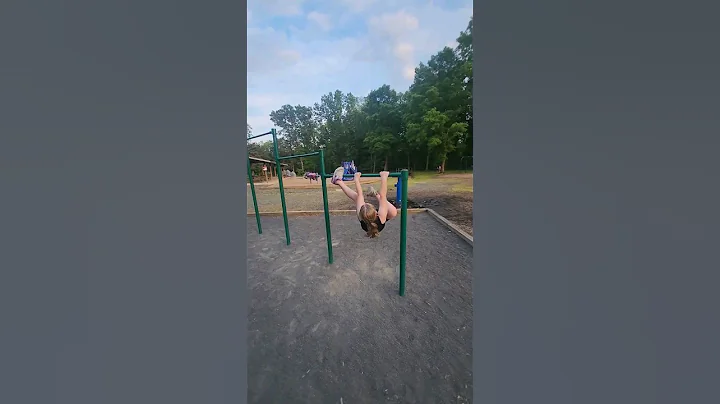 Monkeying around at the playground! Charlotte and Olivia are too fast for mom #park #kidsvideo #fun