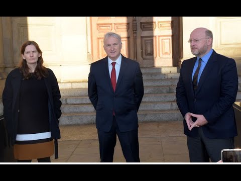 an urgent press conference was convened by liam byrne mp