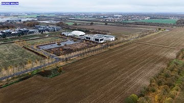 Prises de vues aériennes par drone pour projet architectural d