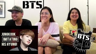Vlog #63 | family reacts to #bts "jungkook imitating his hyung!"